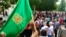 Sa protesta u Podgorici protiv Temeljnog ugovora između Vlade Crne Gore i SPC, 4. jul 2022.