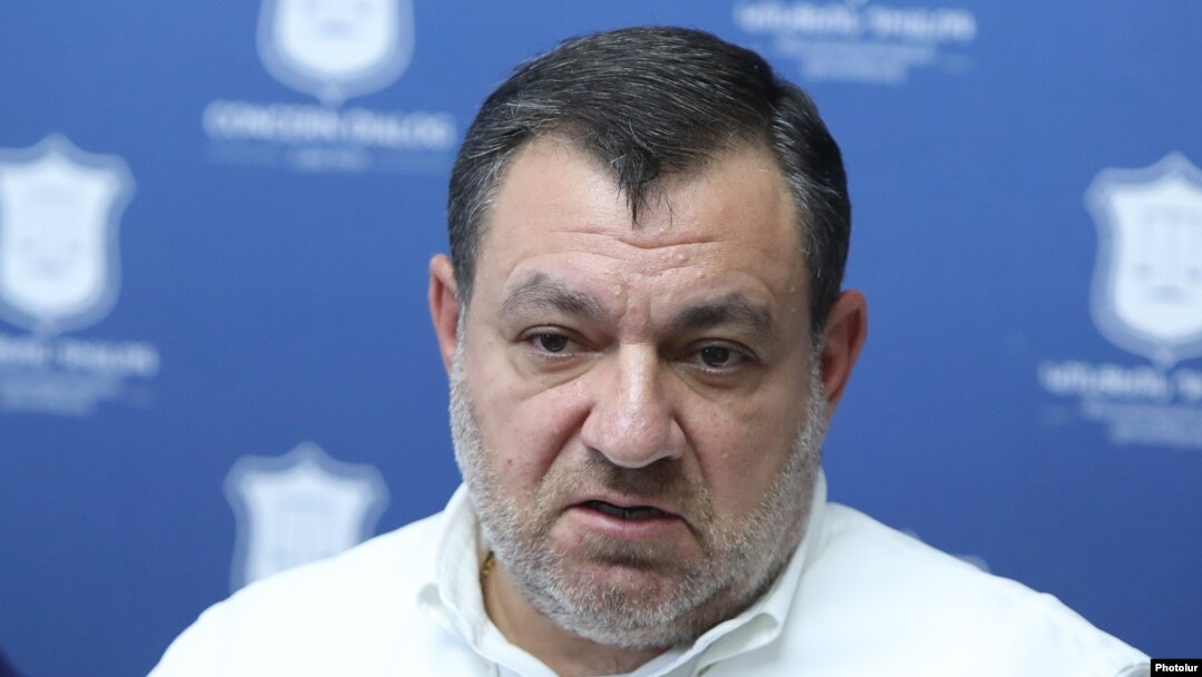 Armenia - Ruben Vartazarian, head of the Supreme Judicial Council, at a news conference in Yerevan, June 20, 2022.