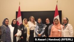دیدار زنان عضو پارلمان پیشین افغانستان با وزیر امور خارجه کانادا 