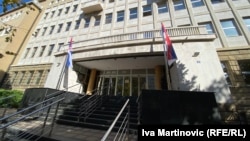 Zgrada Specijalnog suda u Beogradu (Posebno odeljenje Višeg suda i Tužilaštva u Beogradu za organizovani kriminal i ratne zločine), 14. oktobar 2025.