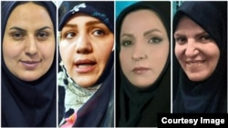 چهار زن منتخب در دور دوم انتخابات: از راست؛ معصومه آقاپور، خدیجه ربیعی، زهرا ساعی، و سمیه محمودی