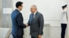Armenian Prime Minister Nikol Pashinian (right) welcomes US Congressman Abraham Hamadeh in Yerevan in August.