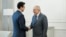 Armenian Prime Minister Nikol Pashinian (right) welcomes US Congressman Abraham Hamadeh in Yerevan in August.