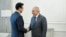 Armenian Prime Minister Nikol Pashinian (right) welcomes US Congressman Abraham Hamadeh in Yerevan in August.