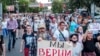 Protestatarii strigă ”Avem încredere în Frugal”, guvernatorul ales al regiunii Habarovsk 