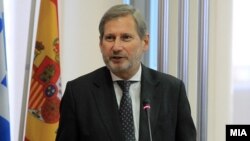 Еврокомесарот Јоханес Хан 