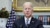 Președintele american Joe Biden anunță un nou ajutor militar pentru Ucraina, în valoare de 800 de milioane de dolari, Washington, 21 aprilie 2022.
