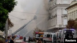 Раніше президент Зеленський повідомив, що російські війська безпілотником атакували будівлю СБУ в центрі Києва. За його словами, дрон був направлений «прямо у кабінет керівника СБУ»