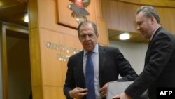 Міністр закордонних справ Росії Сергій Лавров і речник відомства Олександр Лукашевич