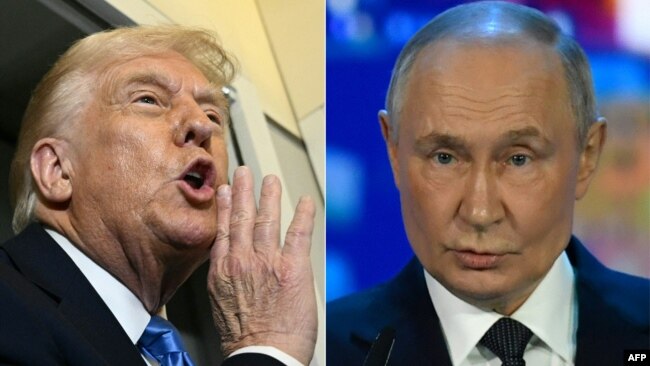 Donald Tramp və Vladimir Putin