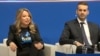 Guvernerka Centralne Banke Crne Gore i premijer Crne Gore Irena Radović i Milojko Spajić, Podgorica, 7. oktobar 2025. 
