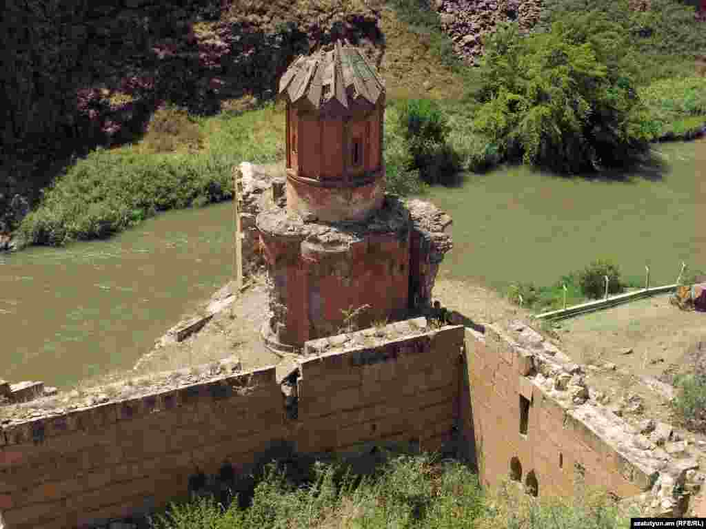 The ruins of Ani, the capital of a medieval Armenian kingdom. Ani is located in Turkey's northeastern Kars region, less than 1 kilometer from modern-day Armenia. All photographs courtesy of azatutyun.am