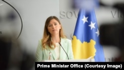 Ministrja e Drejtësisë në Kosovë, Albulena Haxhiu.