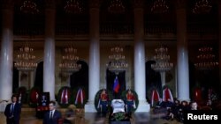 Ռուսաստան - ԽՍՀՄ առաջին և վերջին նախագահ Միխայիլ Գորբաչովի վերջին հրաժեշտի արարողությունը, Մոսկվա, 3-ը սեպտեմբերի, 2022թ.