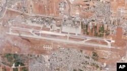 عکس ماهواره‌ای از حمله سال گذشته منتسب به اسرائیل به فرودگاه بین‌المللی حلب