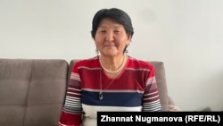 Алтын Тузелбаева, мать пережившего пытки в январе Саята Адилбекулы. Алматы, 20 ноября 2022 года