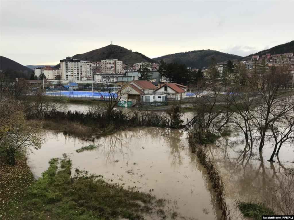 Një tjetër pamje nga përmbytjet në Novi Pazar.