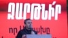 Armenia -‘Opposition leader Ishkhan Saghatelian speaks at a rally in Yerevan, May15, 2022