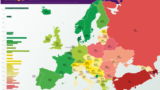  ILGA-Europe Rainbow Map, mai 2022.