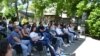 Студенти во публика на настанот „Студентски активизам, наместо апатија“