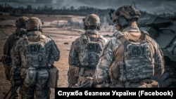 Luptători din Serviciul de Securitate ucrainean, 17 mai 2022.
