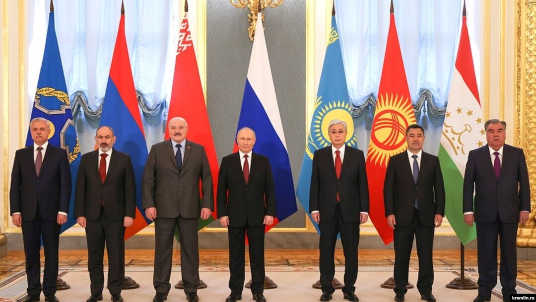 ЖККУга мүчө мамлекеттердин лидерлери, 16-май 2022-жыл.