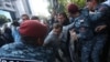 Yerevanda etirazçıların saxlanması. 17 may 2022