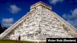 The Kukulkan pyramid in the Chichen Itza Mayan archaeological site on Mexico's Yucatan peninsula (file photo)