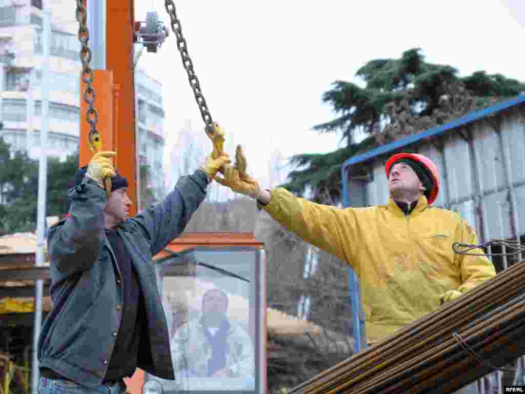 ესტაკადის მშენებლობის პროცესი