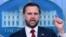 US Vice President JD Vance speaks to reporters at the White House on September 3. 