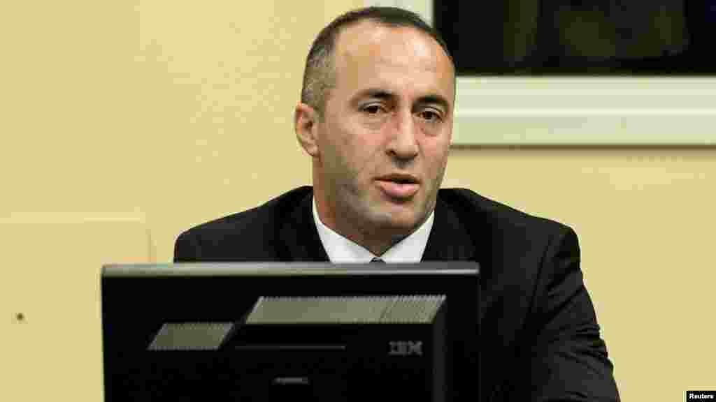 Haški tribunal - Ramuš Haradinaj, 29. novembar 2012. Foto: REUTERS / Koen van Weel 