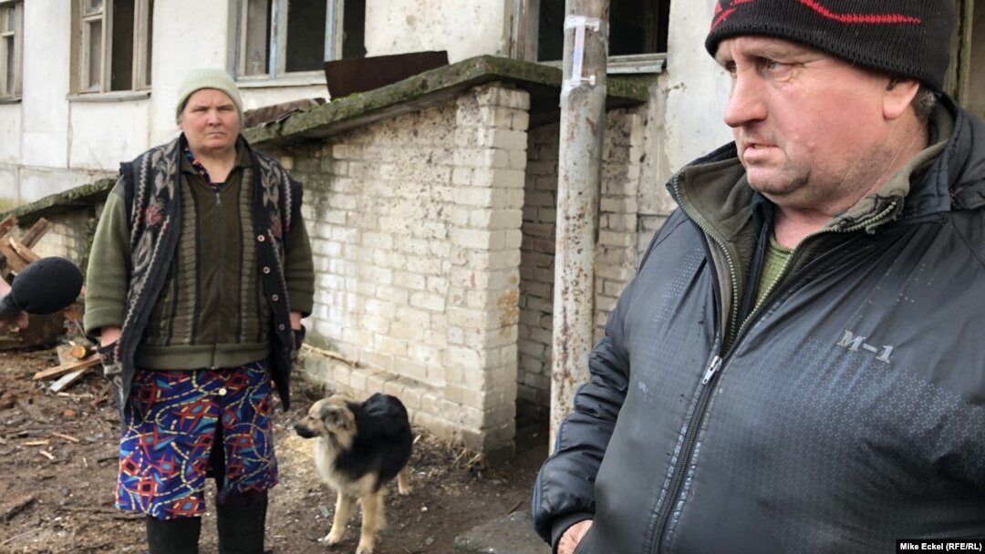 No one was injured in the February 22 attack, which sent Serhiy Averko and his wife, Alla, in a panicked rush into a basement, where they huddled with soldiers until the barrage ended. “I thought, ‘This is the end,’” he said.