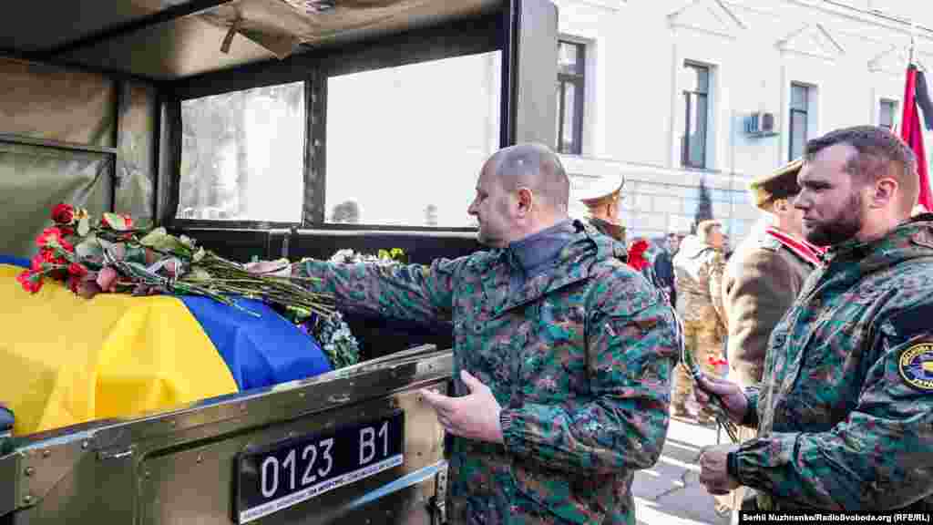 Поховали Антона Сидорова на Лук&#39;янівському кладовищі Києва на Алеї почесних поховань