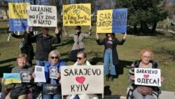 Protest protiv rata u Ukrajini, Sarajevo, 25. februara