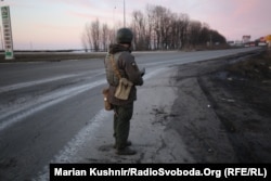 Харківська кільцева дорога, де було знищено російську танкову колону. Харків, 24 лютого 2022 року
