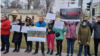 Protest la Ambasada Federației Ruse, 24 februarie 2022