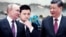 Владимир Путин, Владимир Зеленский жана Си Цзиньпин. Коллаж.
