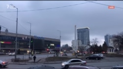 Киев в день вторжения: мало паники, много пробок (видео)
