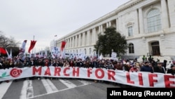 Marš protvnika abortusa u Vašingtonu, 21. januar 2022.