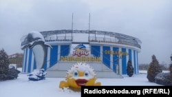 Бердянская коса в снегу, 23 января 2022 года