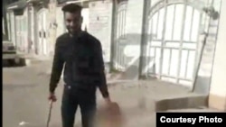 After the gruesome killing, video footage was posted online of Sajjad Heidarnava walking the streets of Ahvaz while smiling and carrying his wife’s severed head.