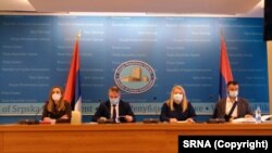 Konferencija za novinare predstavnika Ministarstva zdravlja i socijalne zaštitew entiteta Republika Srpska, Banja Luka, 4. februar 2022