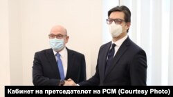 Претседателот Стево Пендаровски на средба со Стјуарт Пич, Специјален претставник на Обединетото Кралство за Западен Балкан.