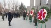 Armenia - Deputy Prime Minister Mher Grigorian lays a wreath at the Yerablur Military Pantheon, Yerevan, January 28, 2022.