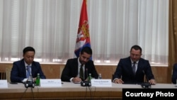 Predstavnici Vlade Srbije i kompanije CRBC potpisali su ugovor za projekat "Čista Srbija" u avgustu 2021. godine.