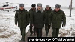 Аляксандар Лукашэнка падчас рабочай паездкі ў Берасьцейскую вобласьць. 21 студзеня 2022