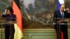 Министр иностранных дел Германии Анналена Бербок и глава МИД РФ Сергей Лавров на пресс-конференции в Москве. 18 января 2022