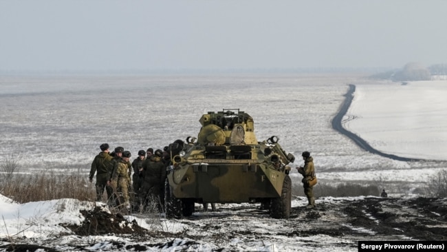 Учения российских военных в Ростовской области