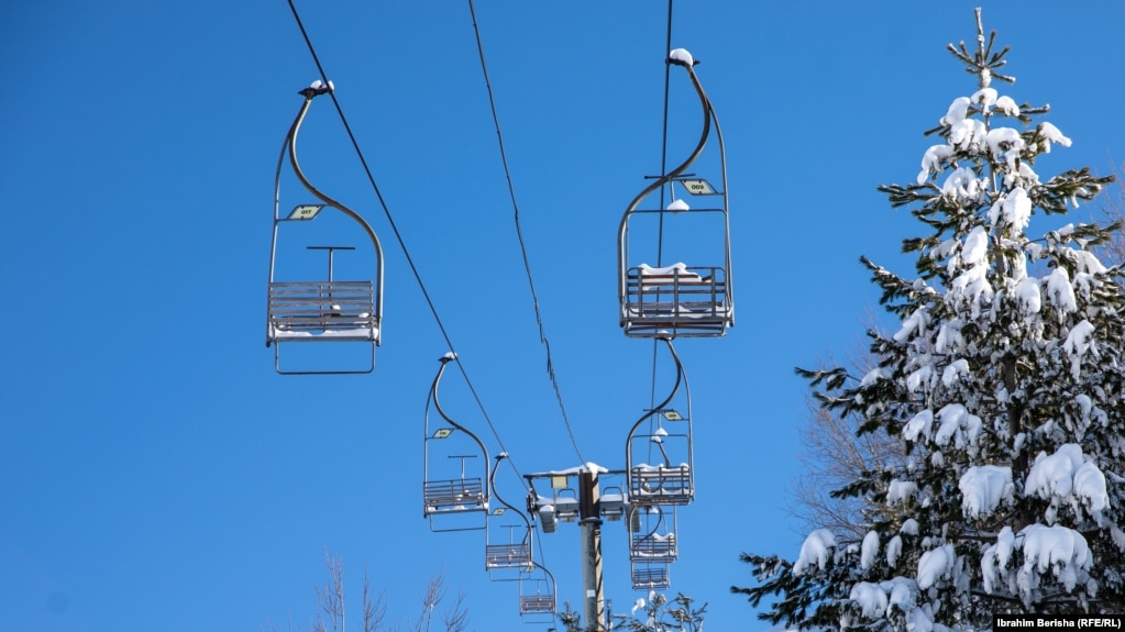 Teleferiku në Brezovicë.