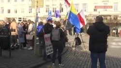 У Брюсселі протестували проти агресії Росії (відео)